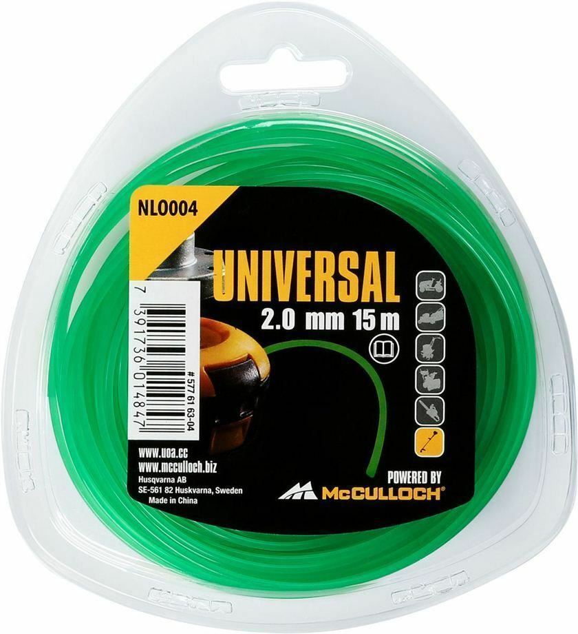 McCulloch Trimmertråd 2.0mm - 15m