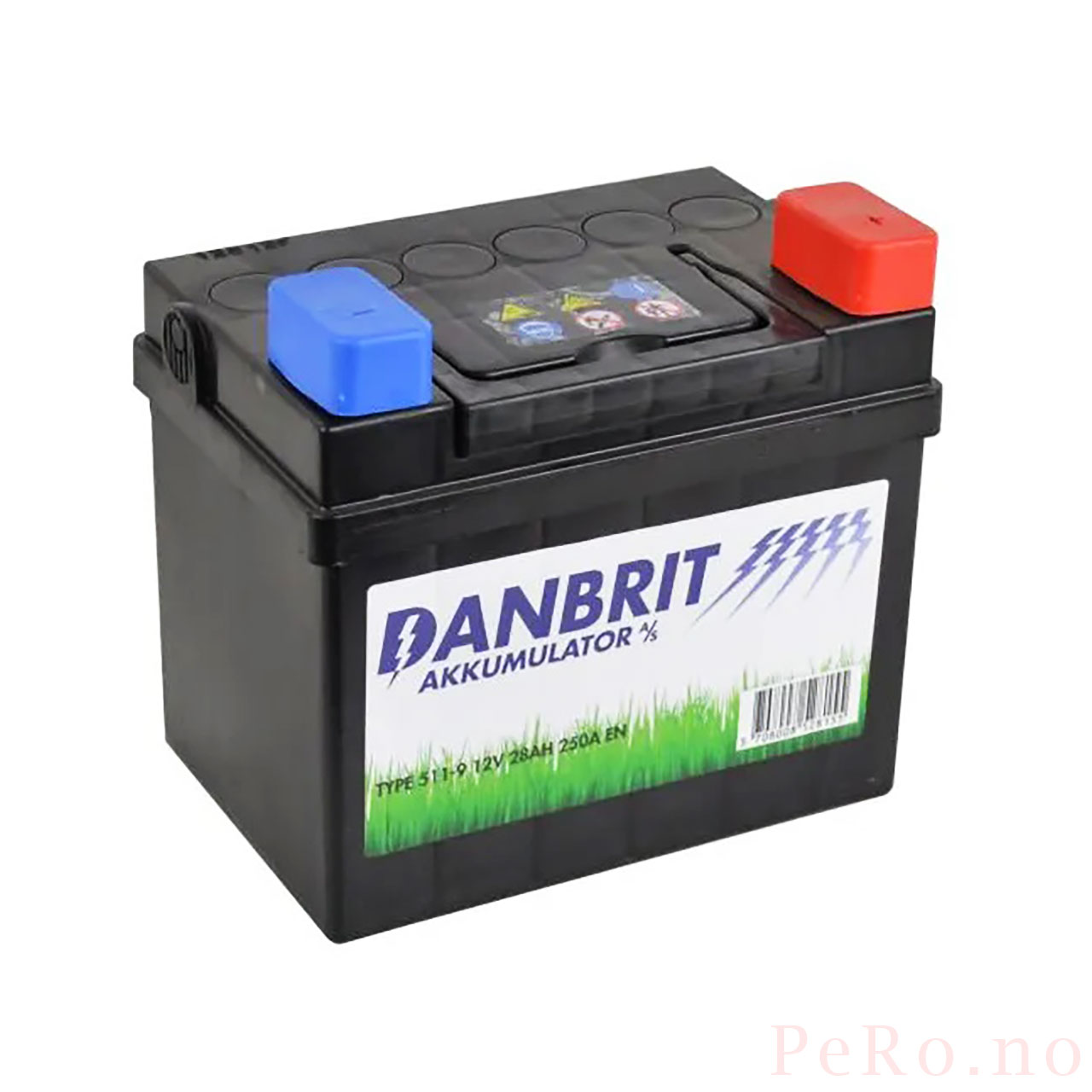 Danbrit Batteri 12V 28 A (+ RH)