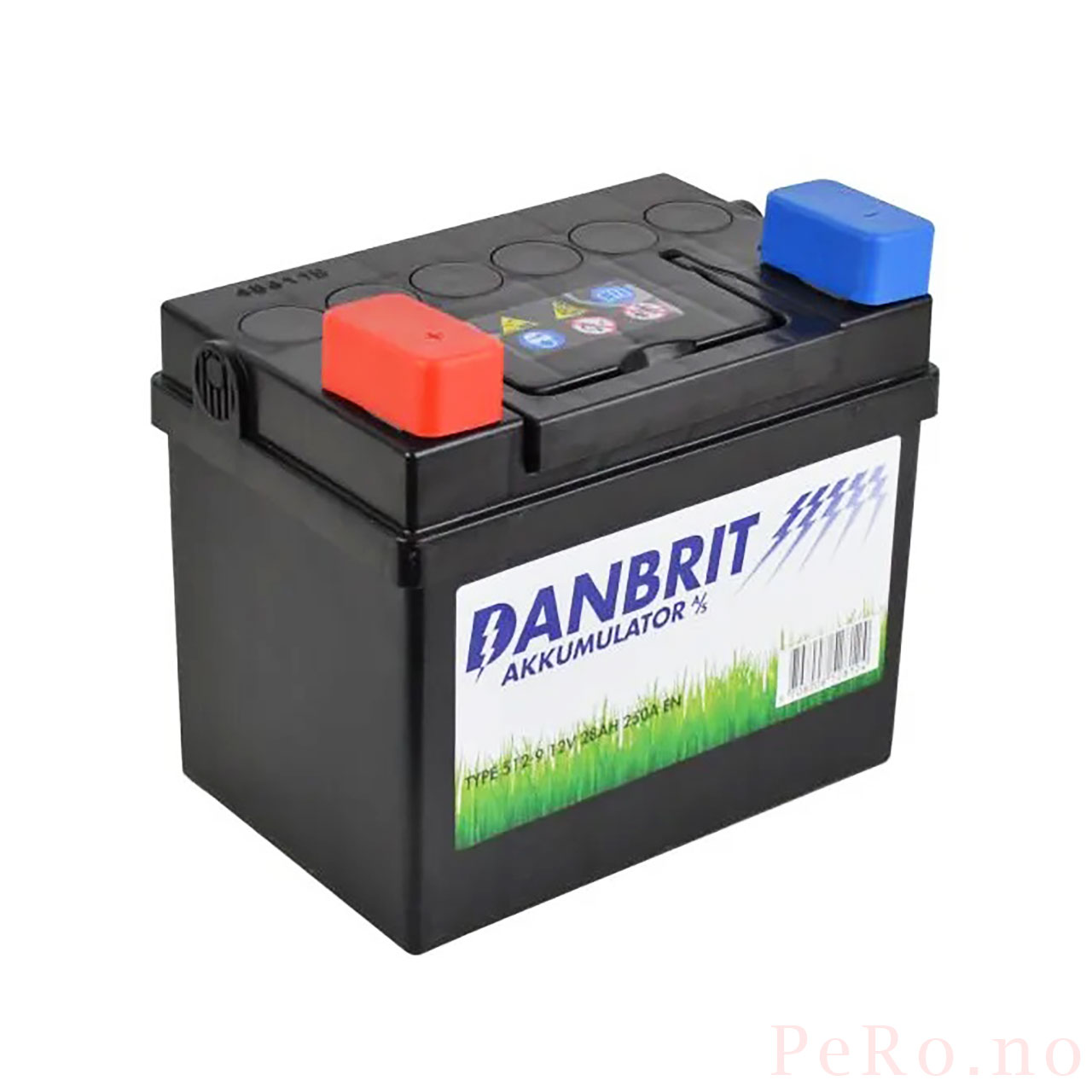 Danbrit Batteri 12V 28 A (+ LH)