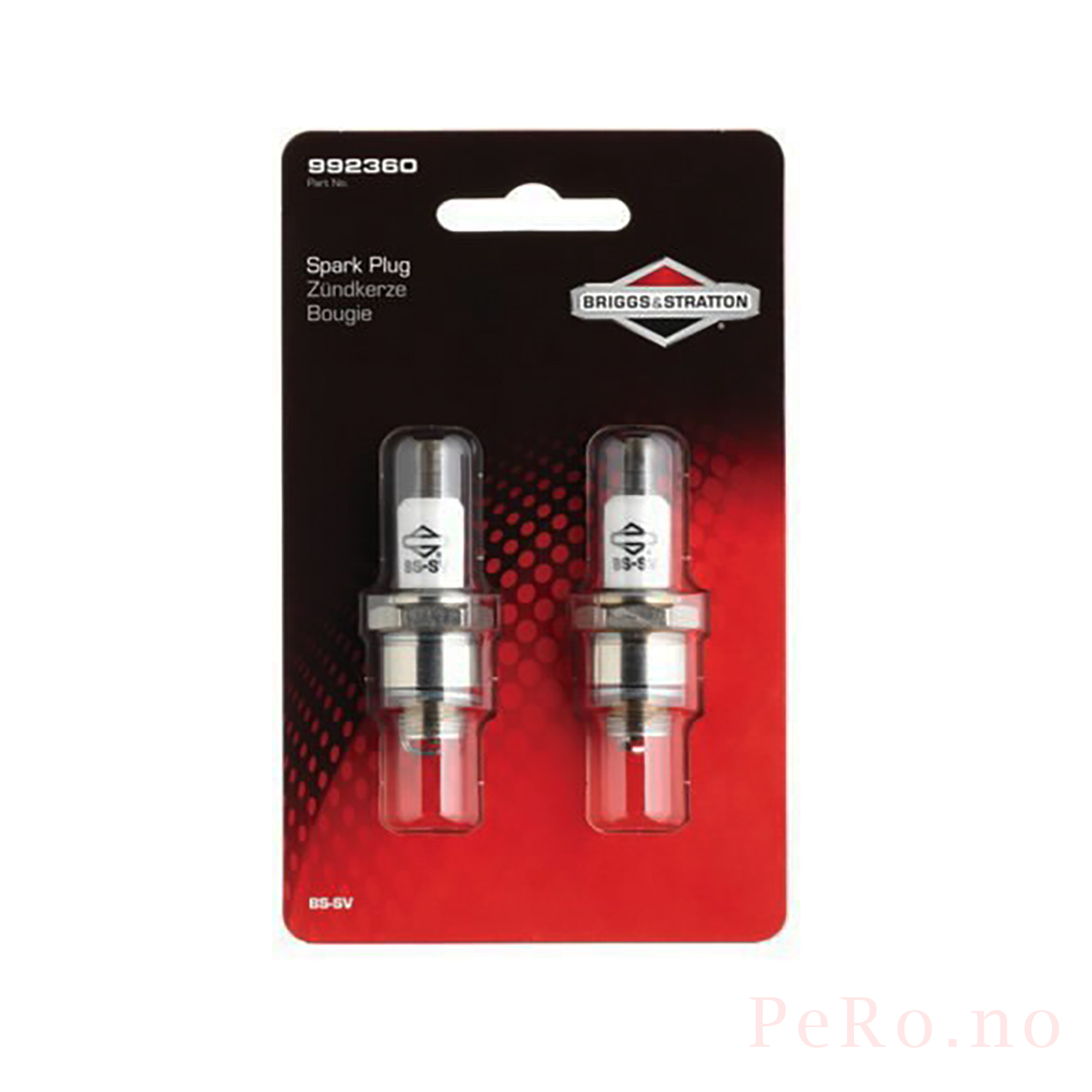 Tennplugg BS-SV (2x) blister