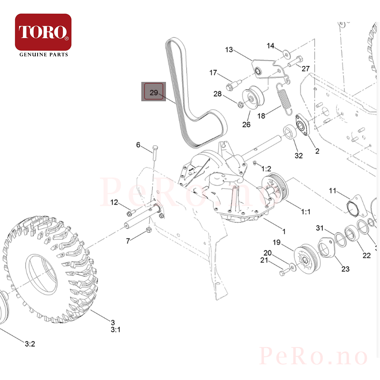 TORO Reim til fremdrift