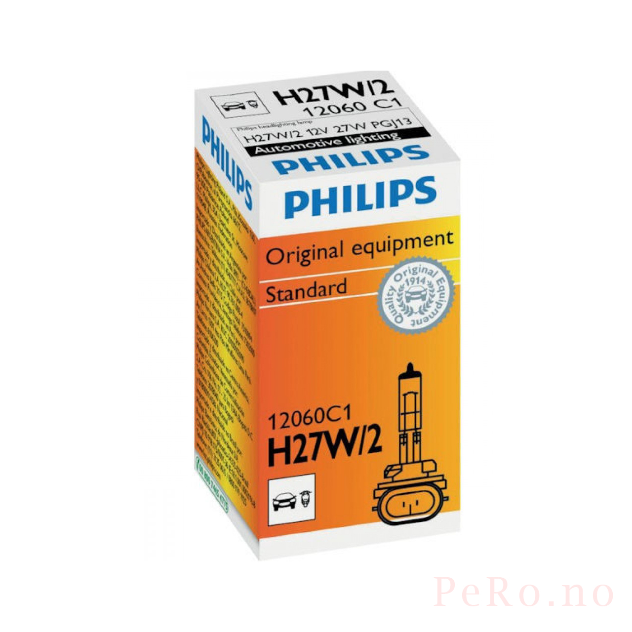 Lyspære 12V H27W/2 PGJ13
