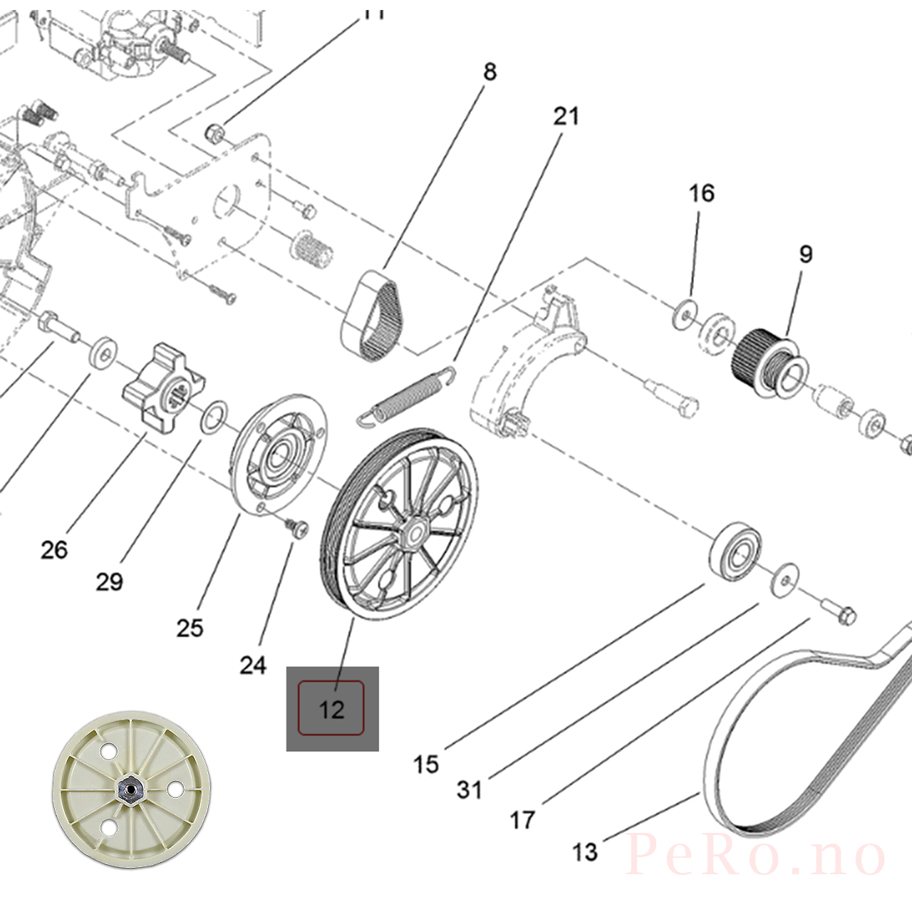 Toro Pulley 117-8763
