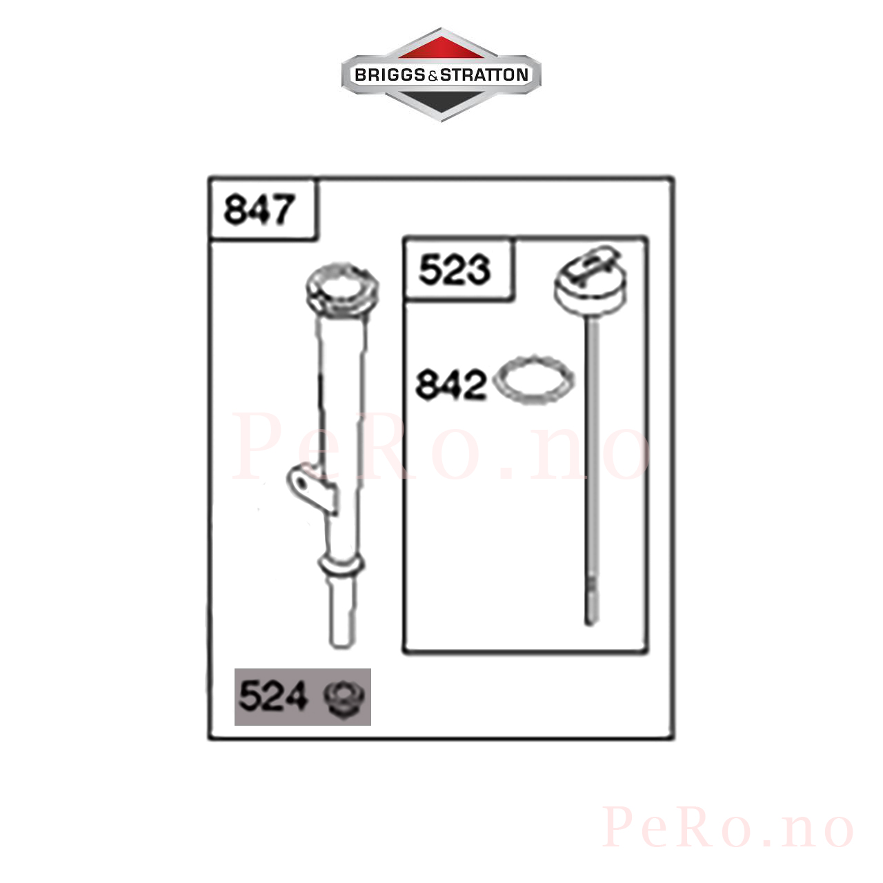 Dipstick Tube Seal - Målepinne Rørpakning