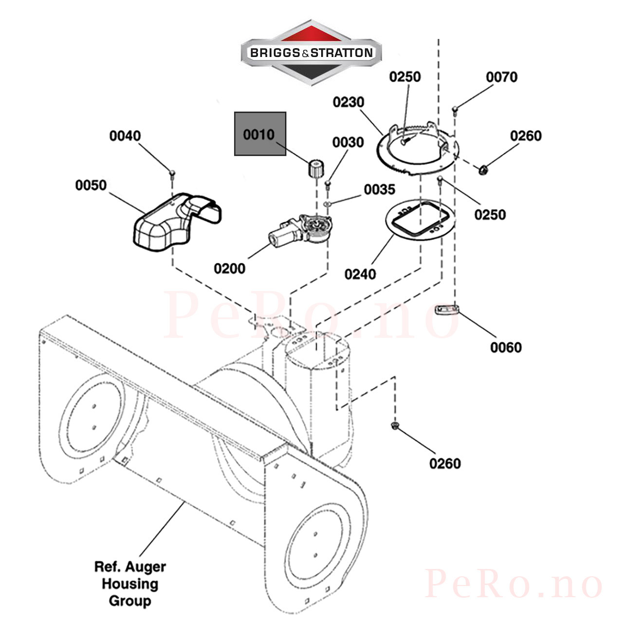 Briggs & Stratton Pinjong - Pinion