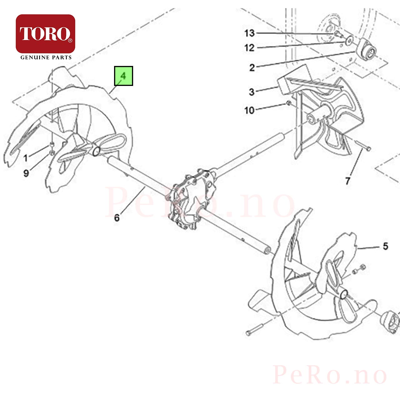 Toro skovler 106-7289-03