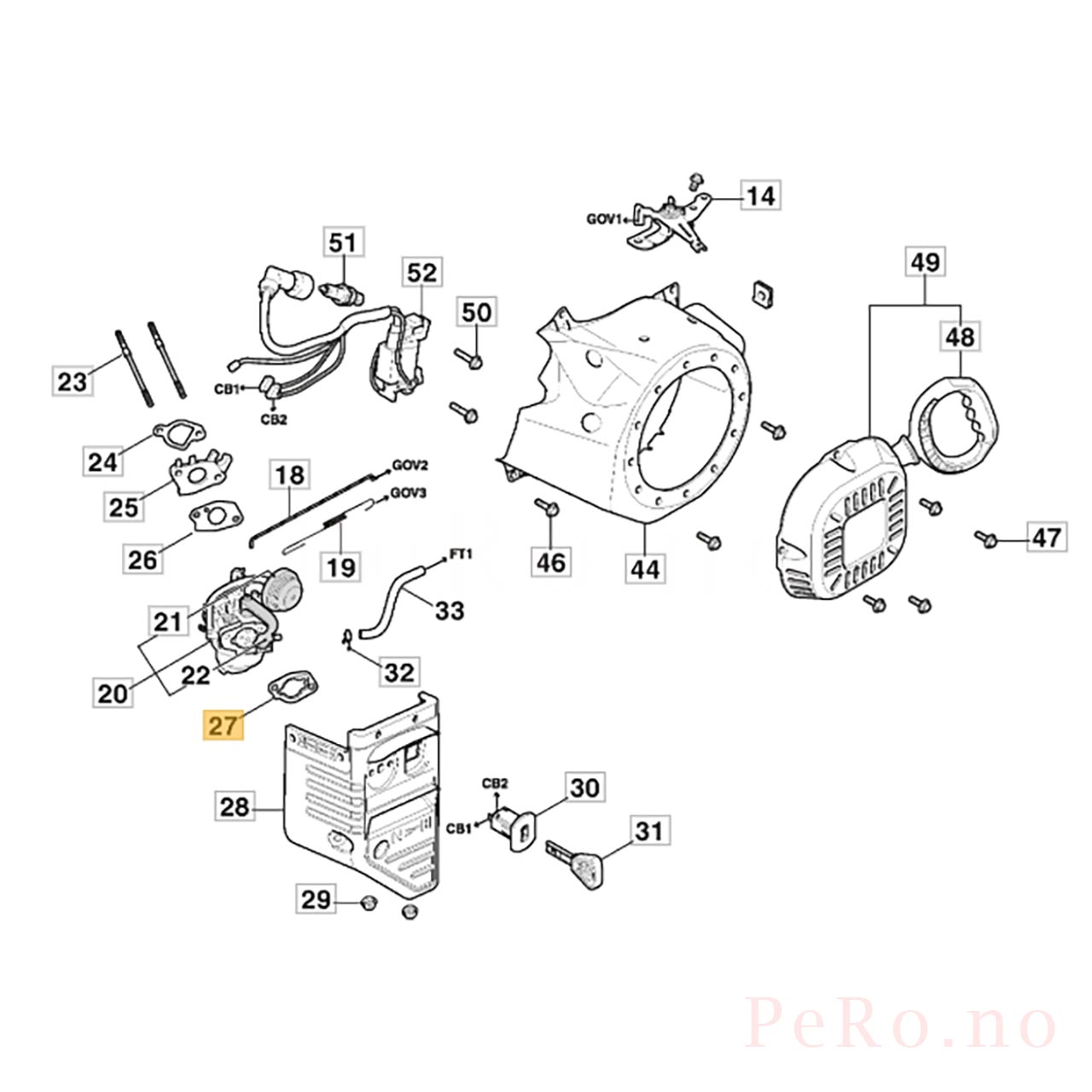 Stiga Pakning Spacer 118552368/0