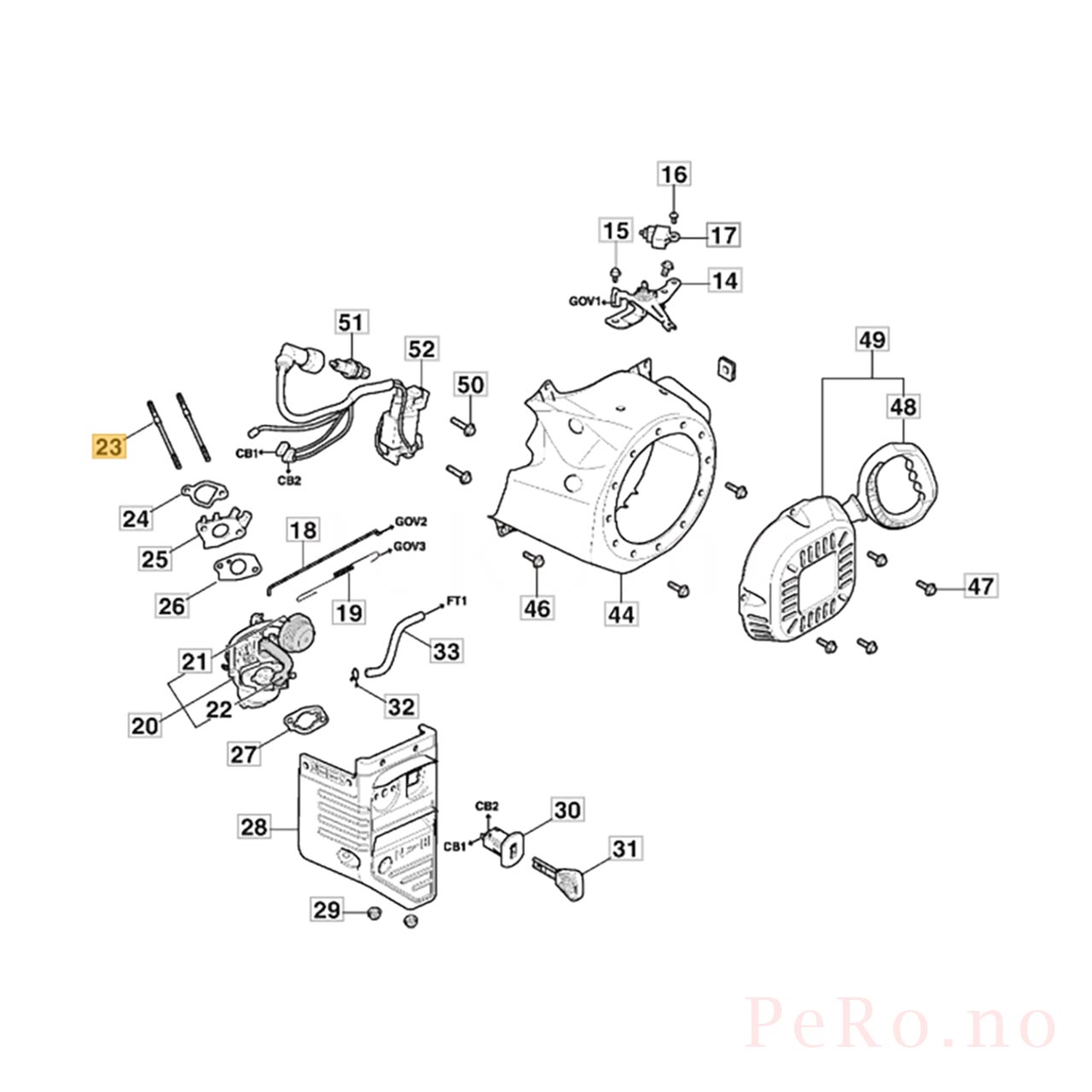 Stiga Stud Bolt 118551335/0