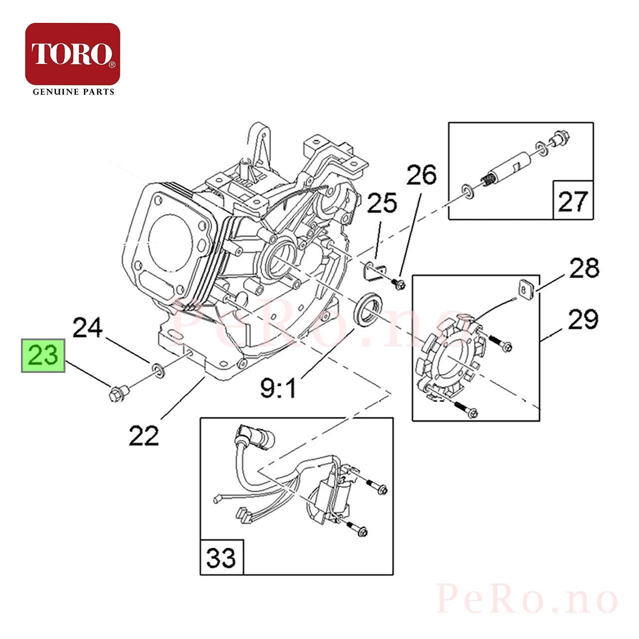 TORO Screw - HHF 121-0222