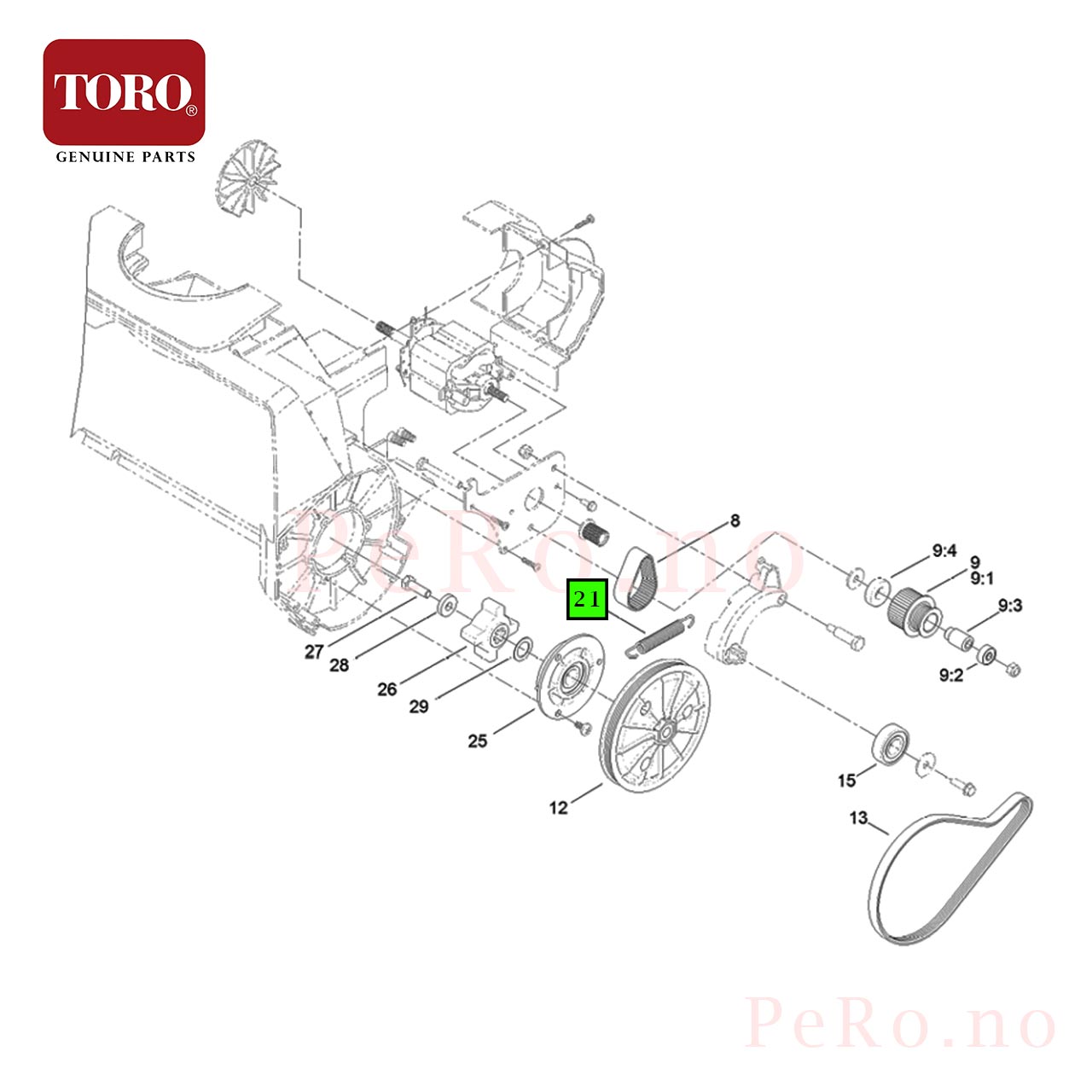 TORO Idler Spring 17-2804