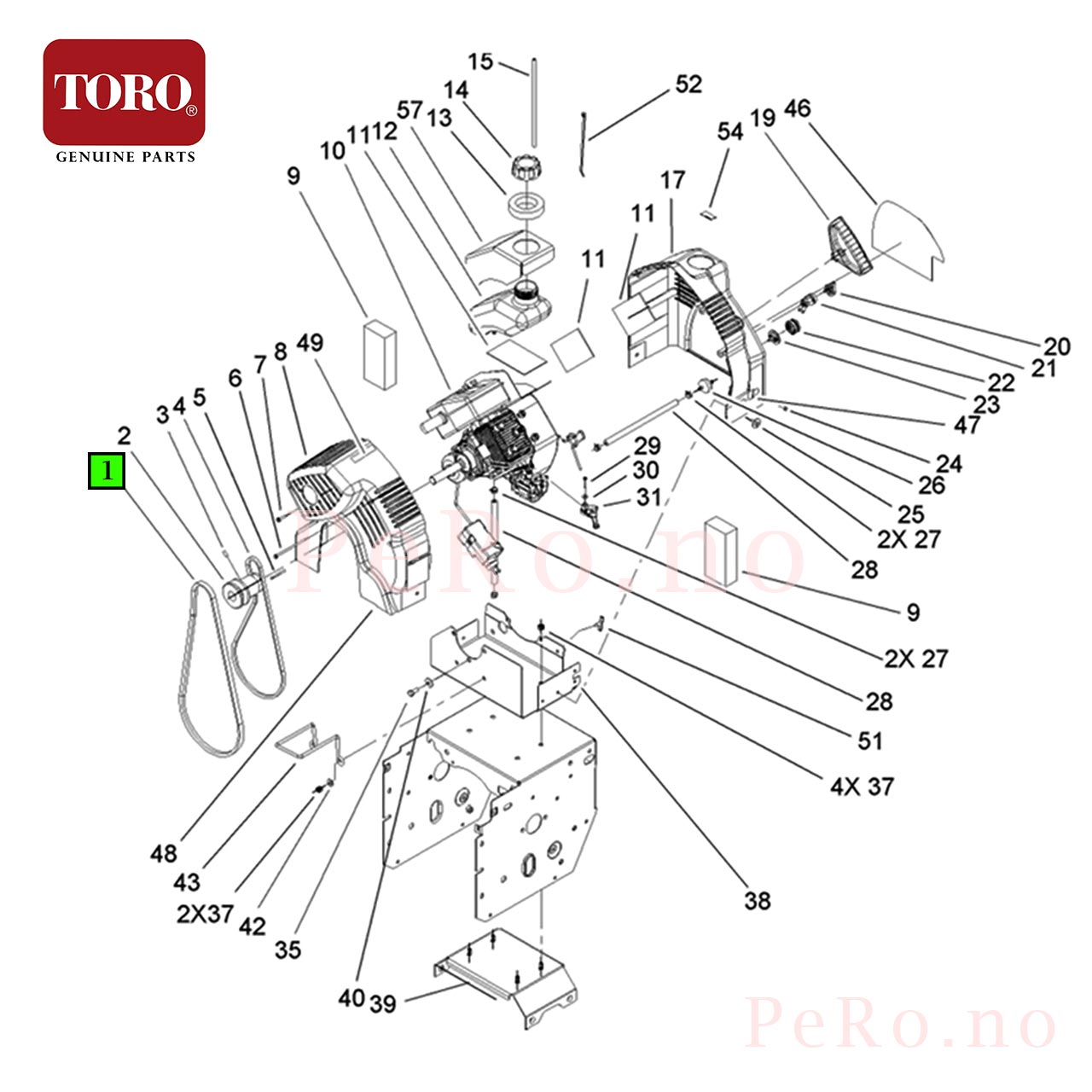 TORO Drivreim 110-6254