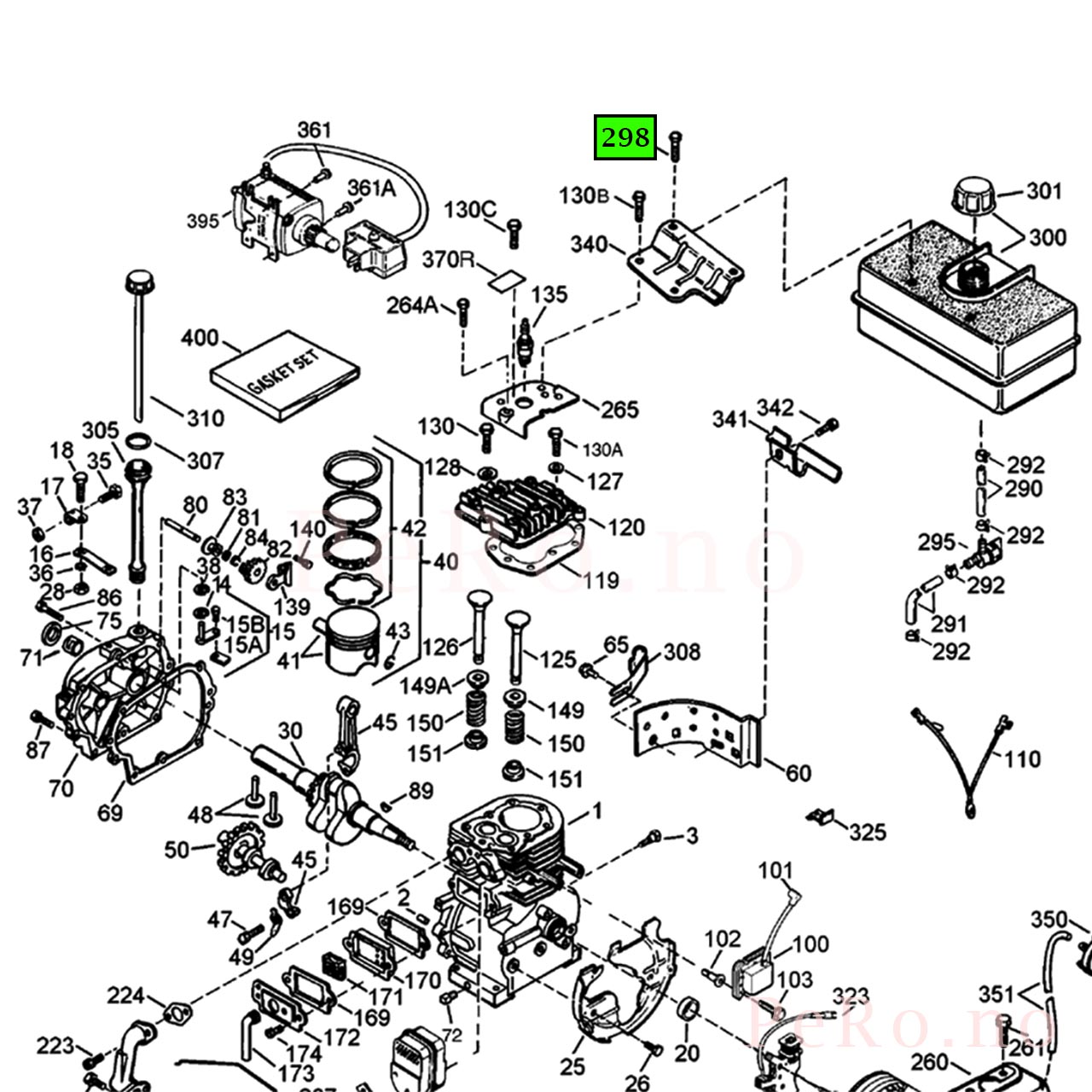 Tecumseh Skrue 650665