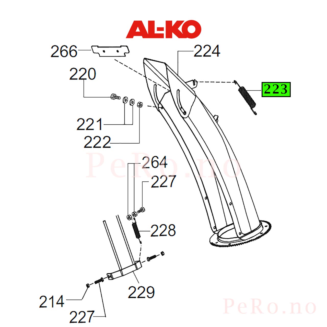 AL-KO Deflektorfjær 413326