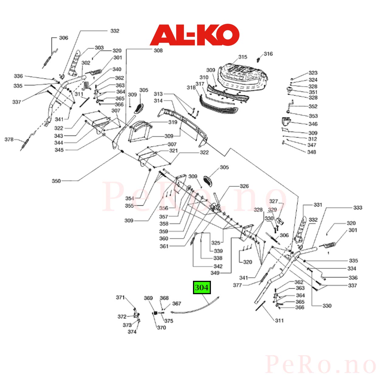 AL-KO Fleksibel Aksel 423195