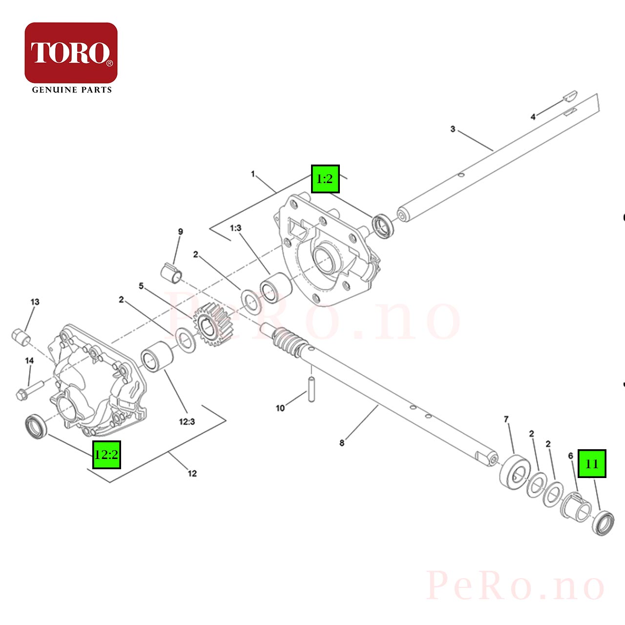 TORO Oil Seal 121-6634