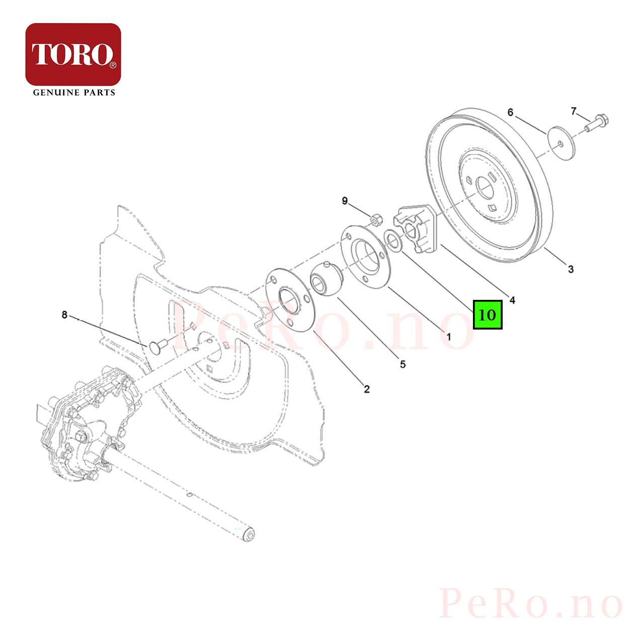 TORO Thrust Washer 119-7640