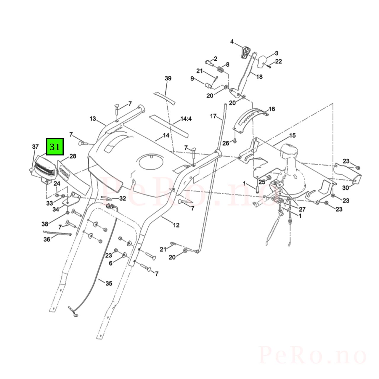 TORO LED-lyset 138-0670